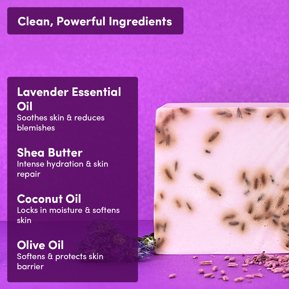 Lavender with Shea Butter Soap
