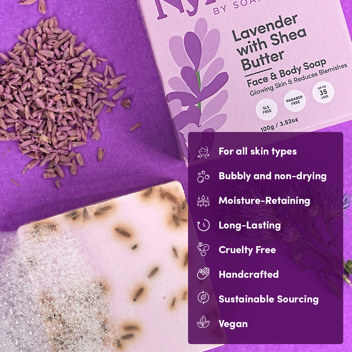 Lavender with Shea Butter Soap
