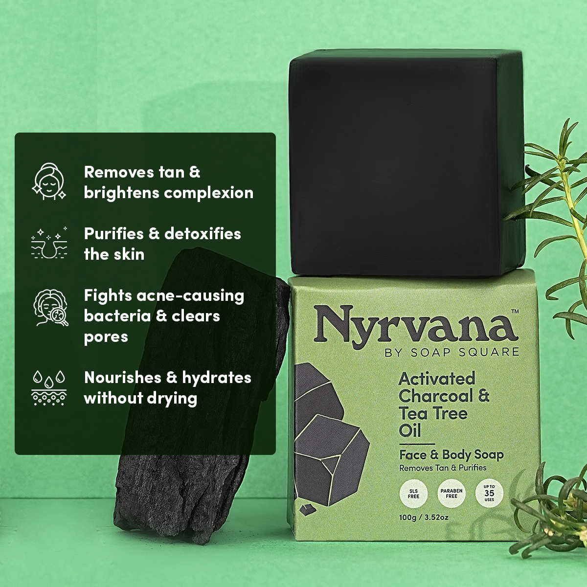 Charcoal & Tea Tree Oil Soap