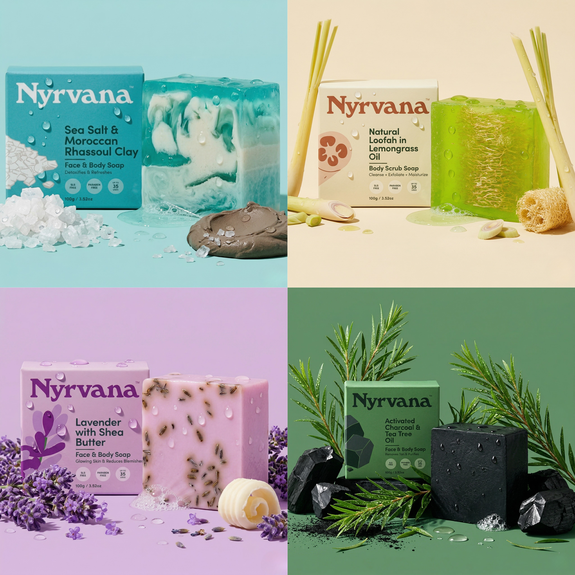 Rise & Refresh Collection (4-soap set)