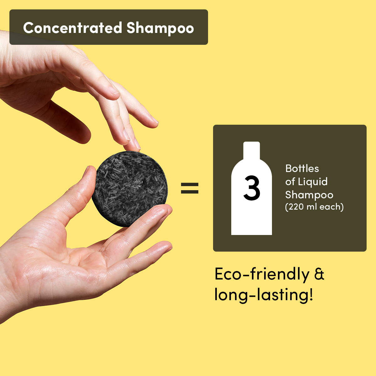Activated Charcoal & Lime Shampoo Bar (for Oily Scalp & Hair)