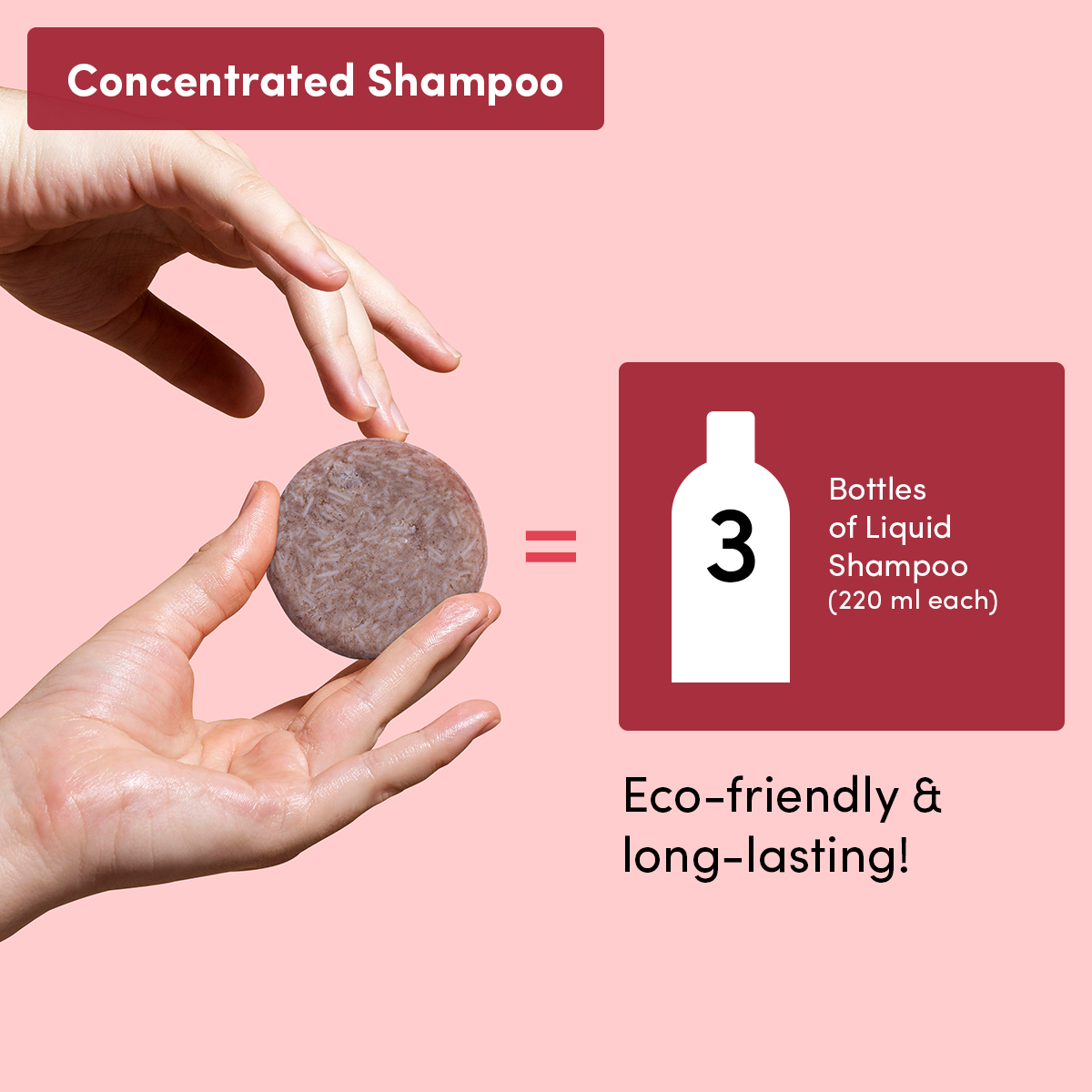 Hibiscus, Lavender & Shea Butter Shampoo Bar (for Dry & Damaged Hair)