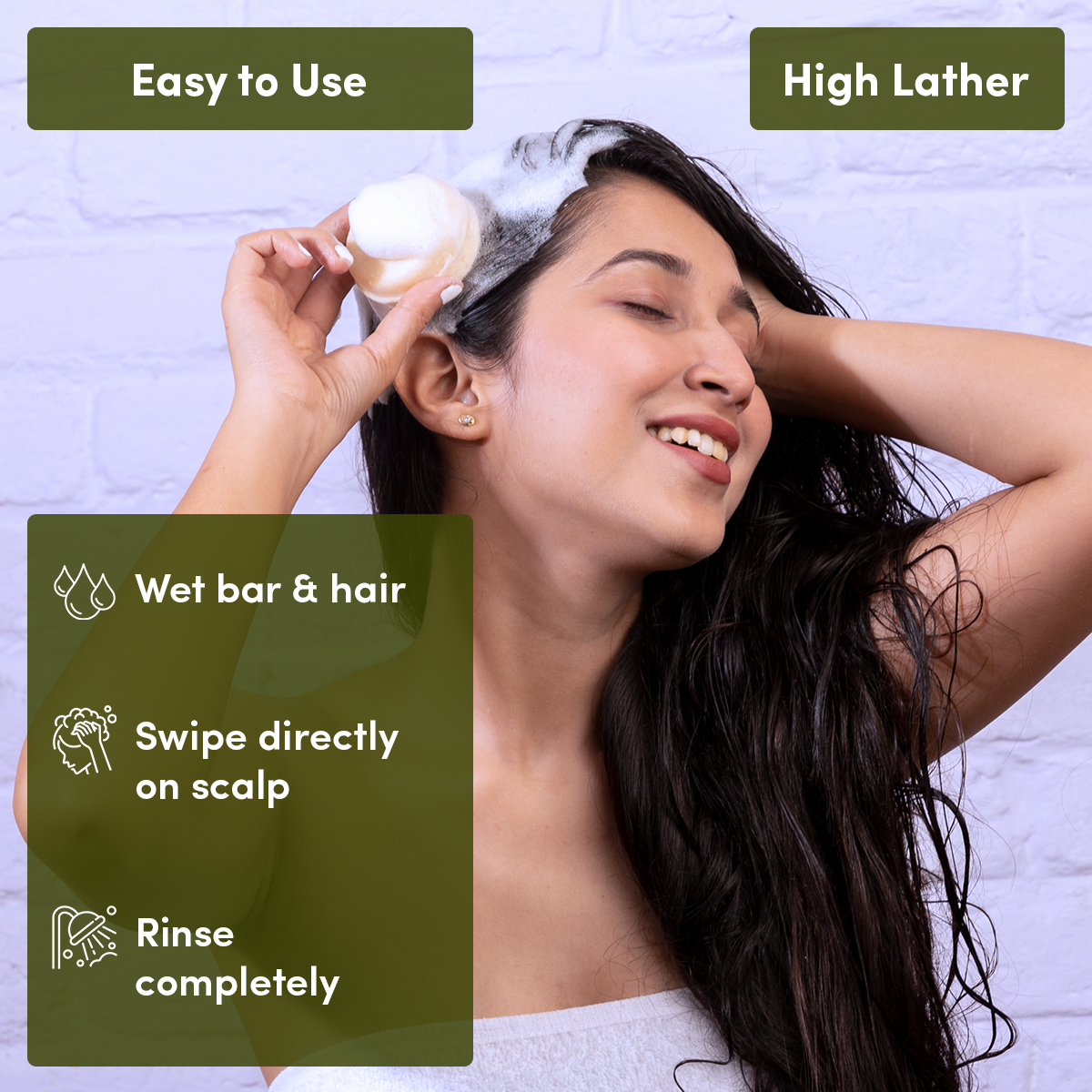 Argan Oil & Lemongrass Shampoo Bar (for Weak & Dull Hair)