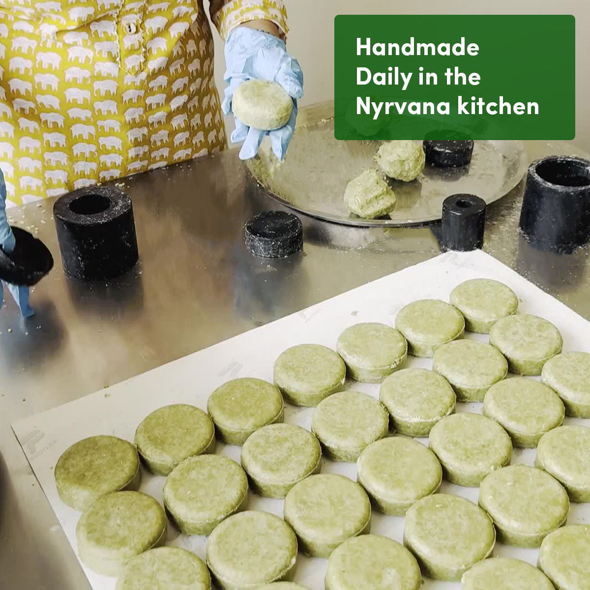 Moringa, Rosemary & Peppermint Shampoo Bar (for Itchy & Flaky Scalp)